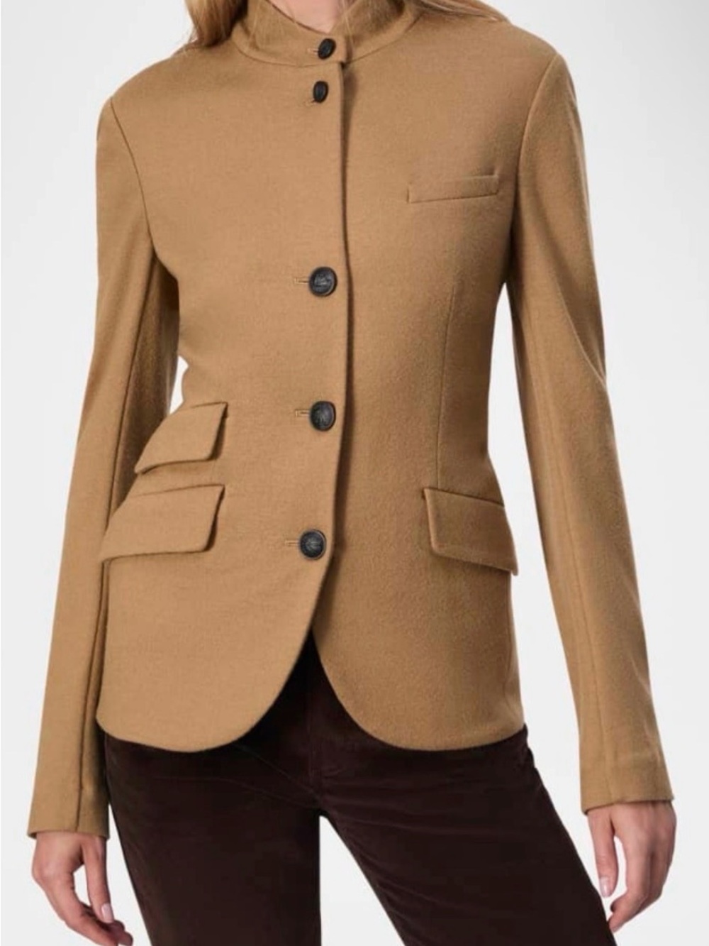 Rag and Bone Slade Wool Blazer in Camel Size $596